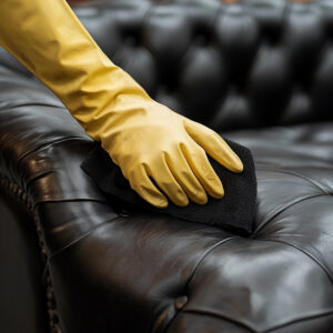 LEATHER CLEANING SOFA (OVER 7ft)