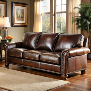 LEATHER CLEANING SECTIONAL (OVER 12Ft)