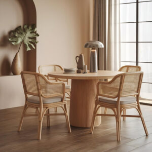 LEATHER CLEANING DINING ROOM CHAIR